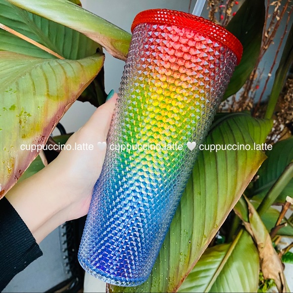 🌈NEW🌈Starbucks 2021 Rainbow Ombre Studded Cup - Picture 4 of 10